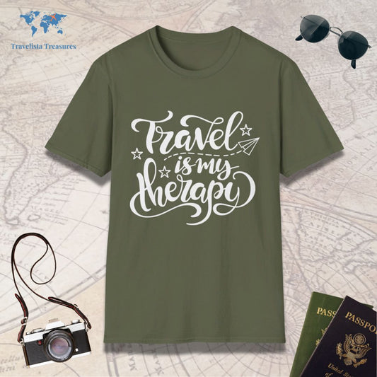 Travel Is My Therapy T-Shirt