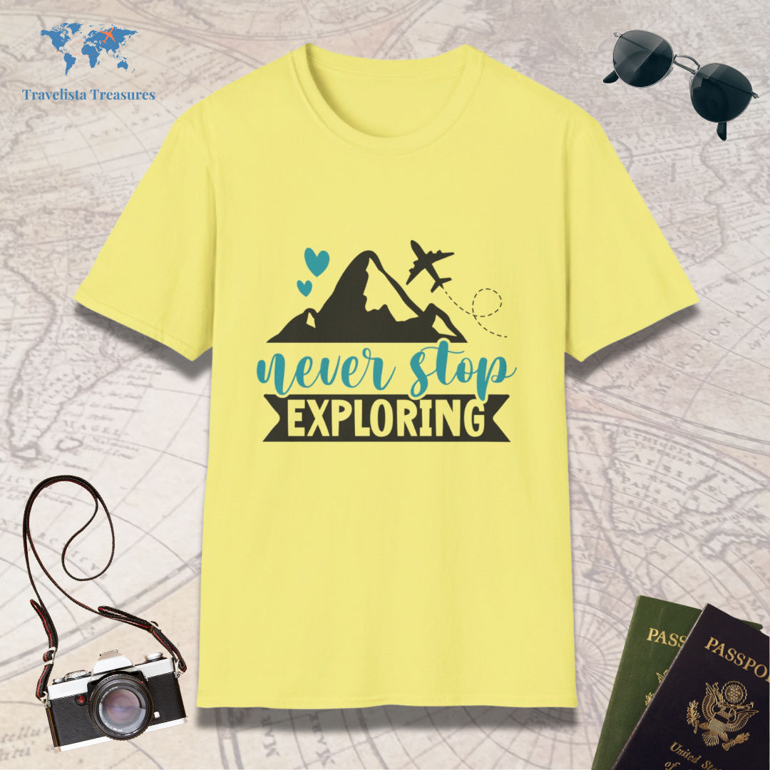 Never Stop Exploring T-Shirt