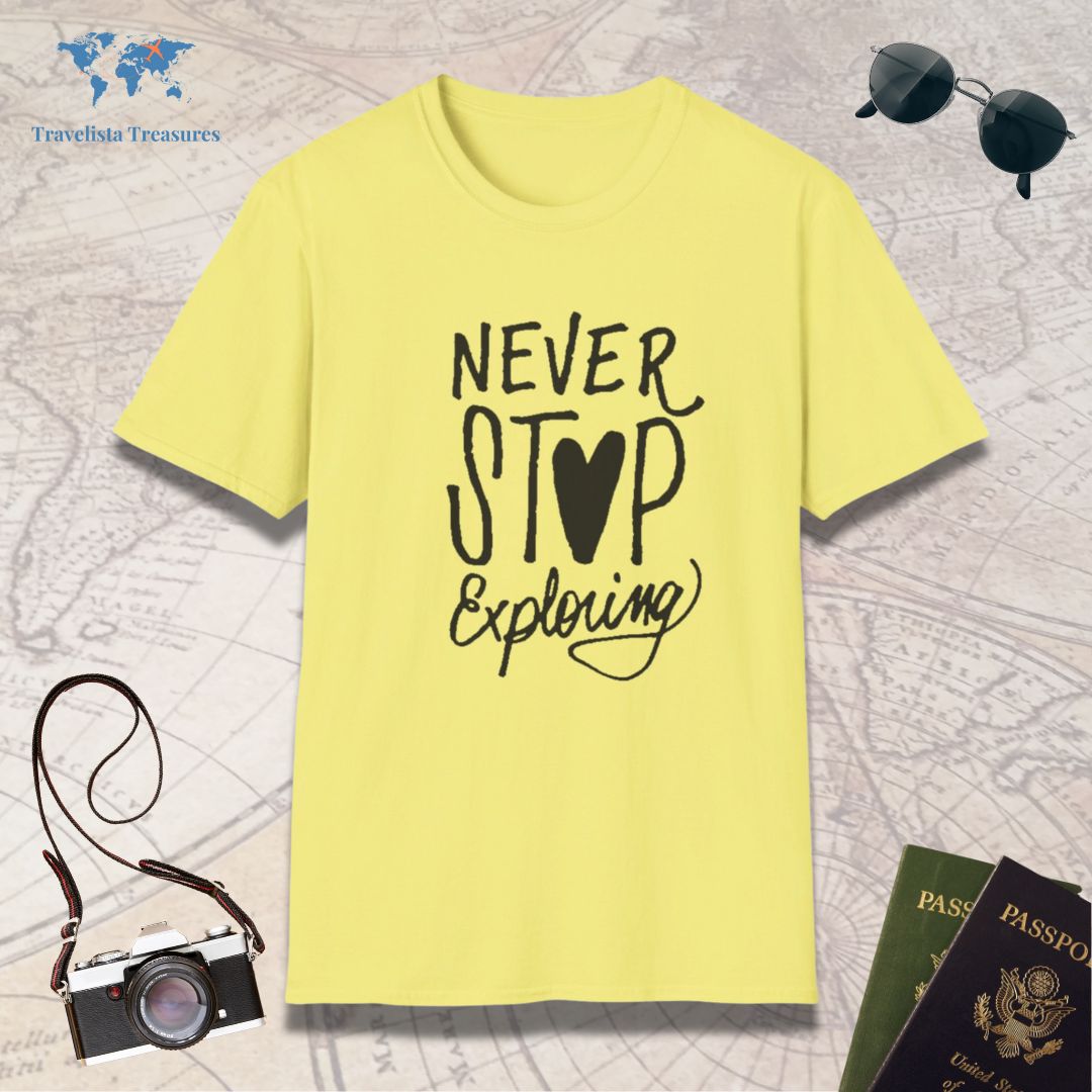 Never Stop Exploring T-Shirt