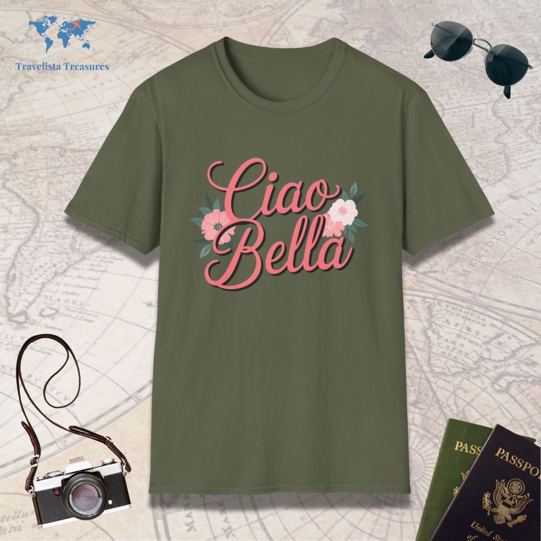 Ciao Bella_Pink Flowers T-Shirt