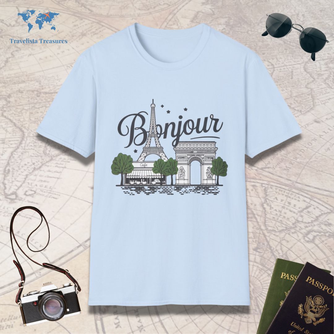 Bonjour/Tree T-Shirt