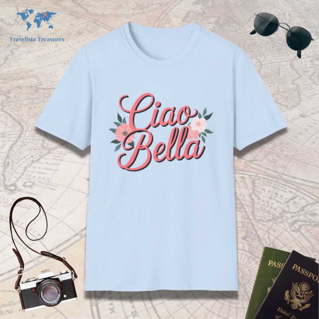 Ciao Bella_Pink Flowers T-Shirt