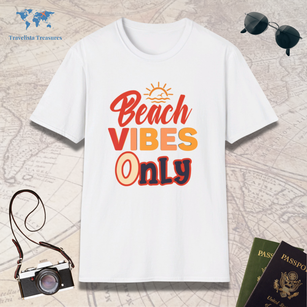 Beach Vibes Only_Umbrella T-Shirt