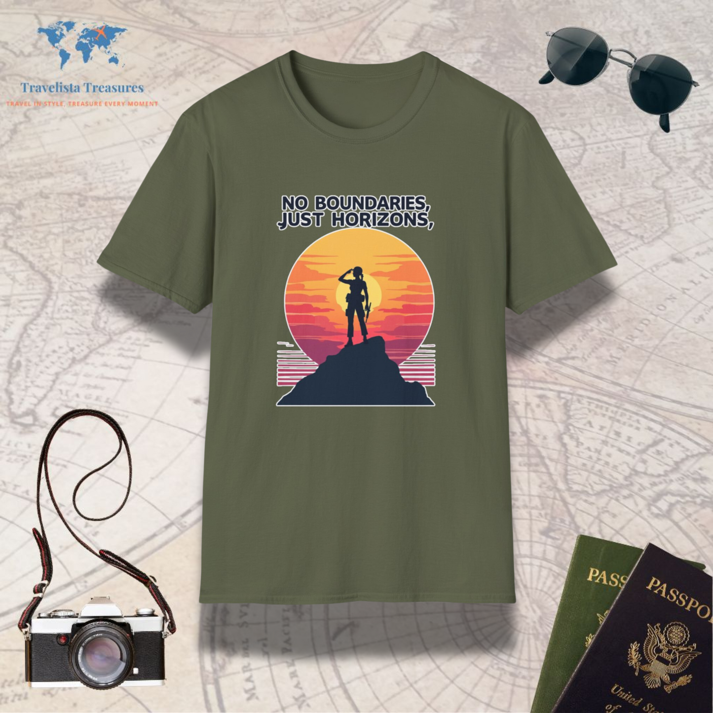 No Boundaries, Just Horizons T-Shirt