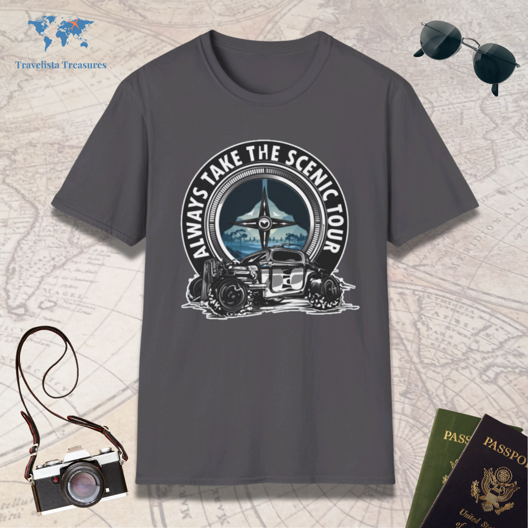 Always Take The Scenic Route_Car T-Shirt