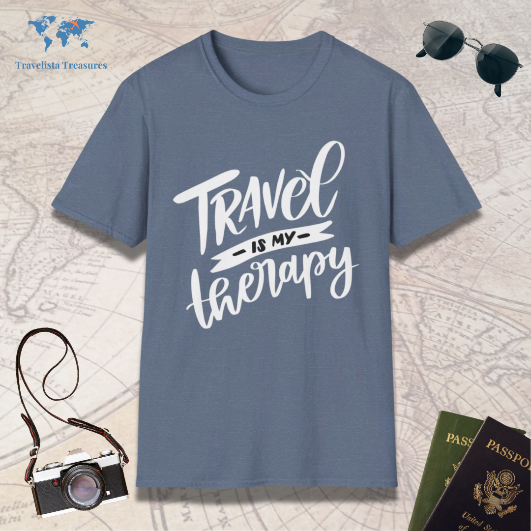 Travel Is My Therapy T-Shirt