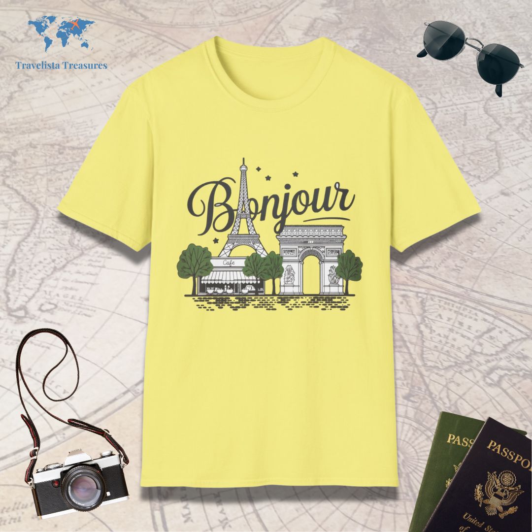 Bonjour/Tree T-Shirt