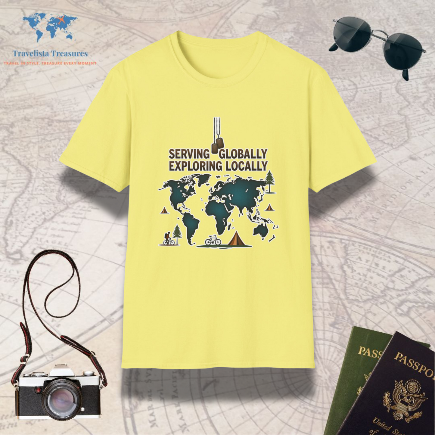 Serving Globally, Exploring Locally T-Shirt