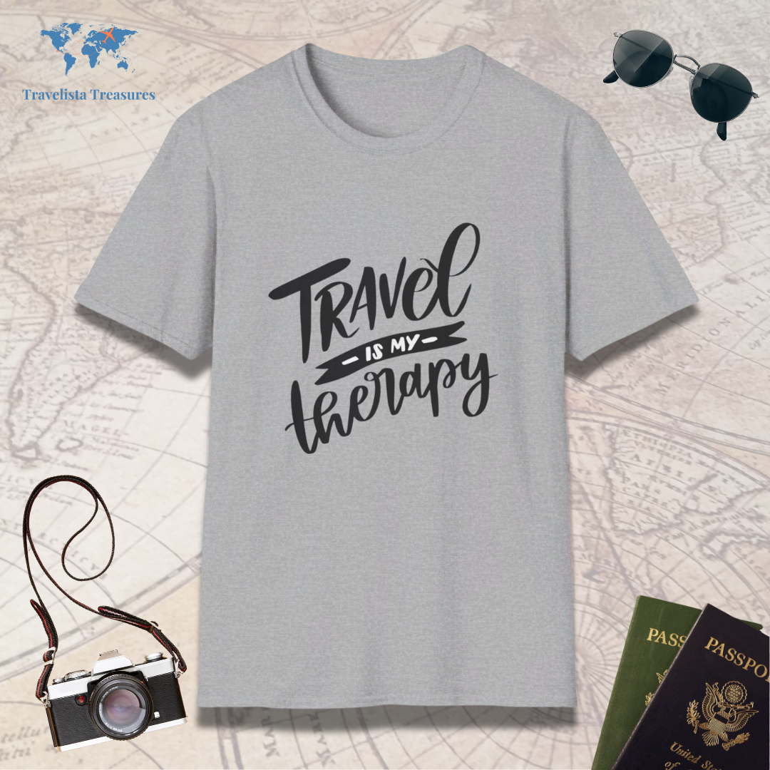 Travel Is My Therapy T-Shirt