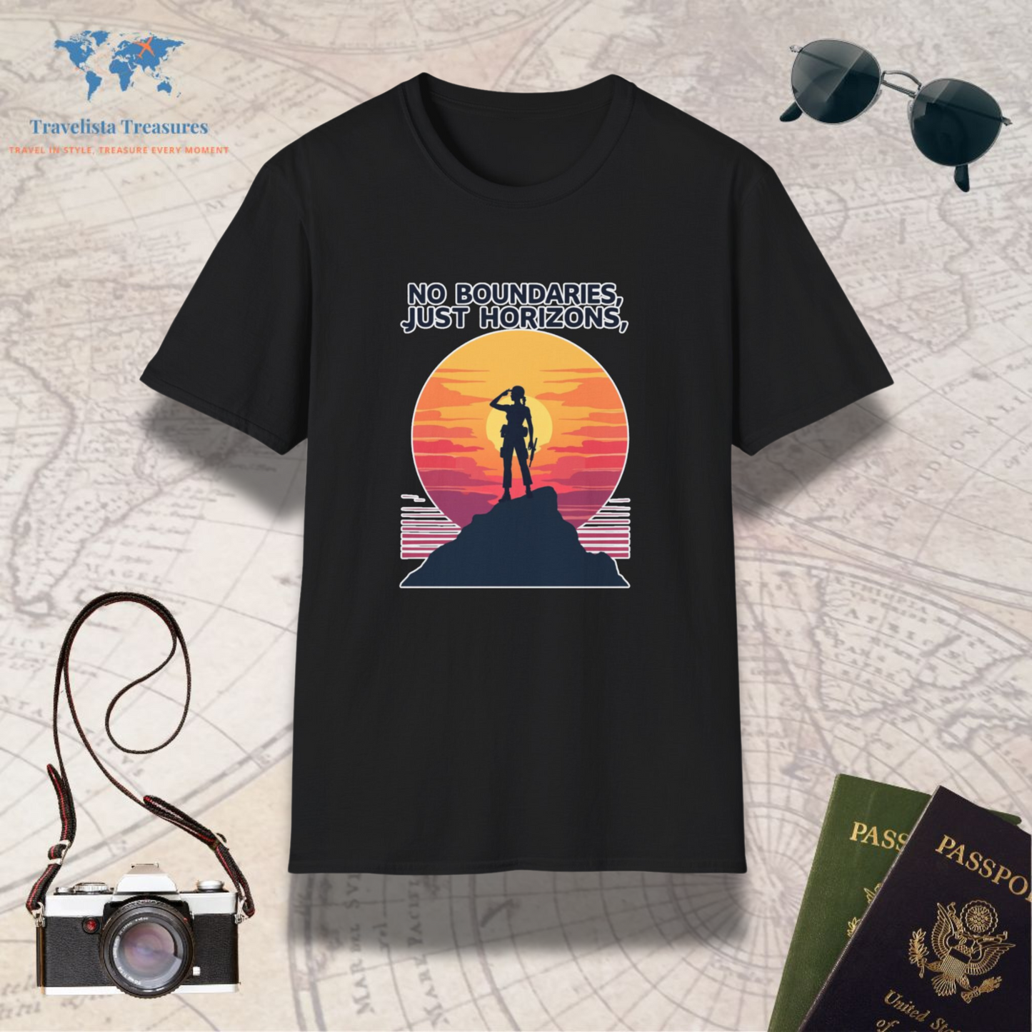 No Boundaries, Just Horizons T-Shirt