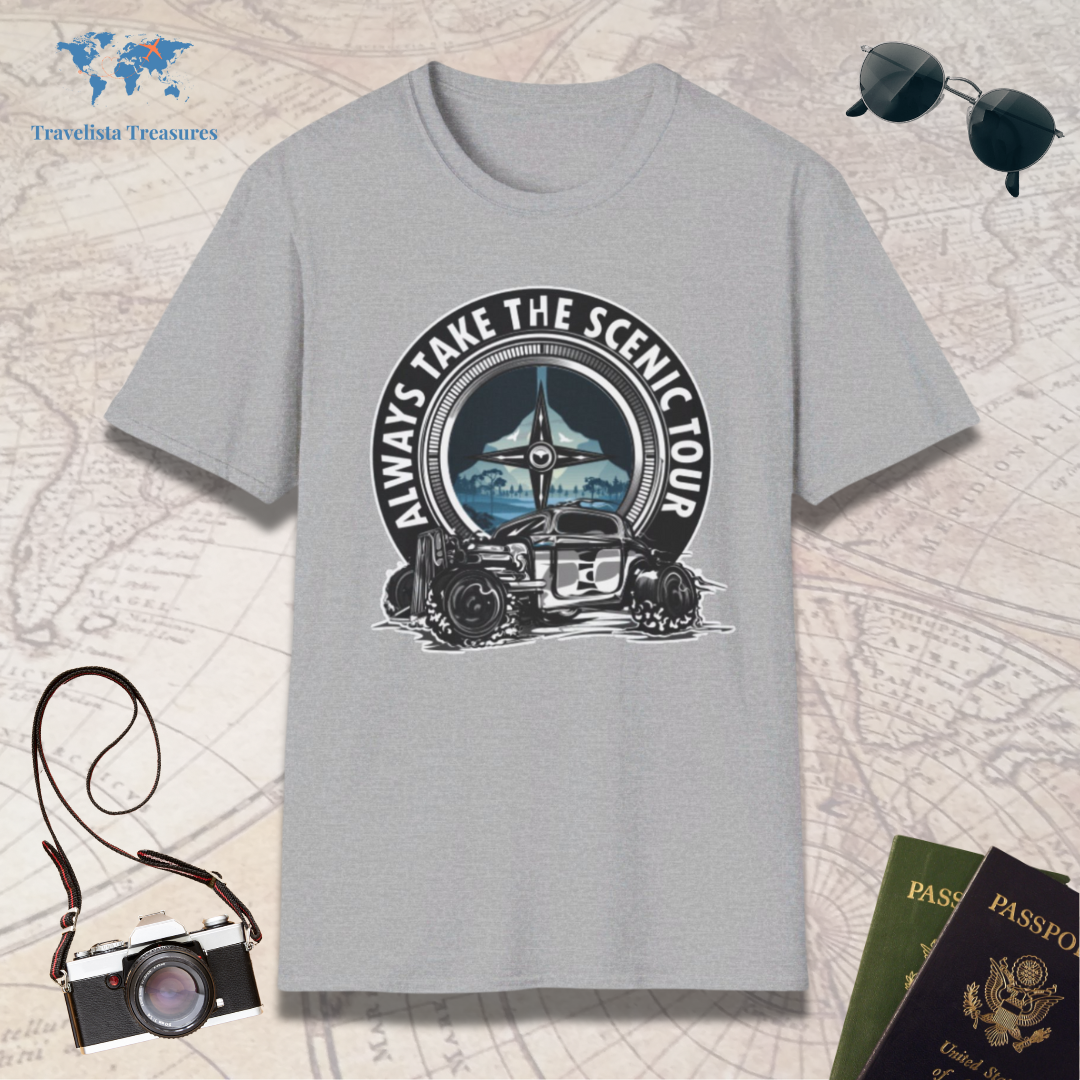 Always Take The Scenic Route_Car T-Shirt