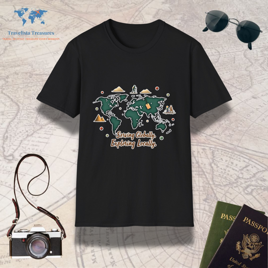 Serving Globally, Exploring Locally 2 T-Shirt