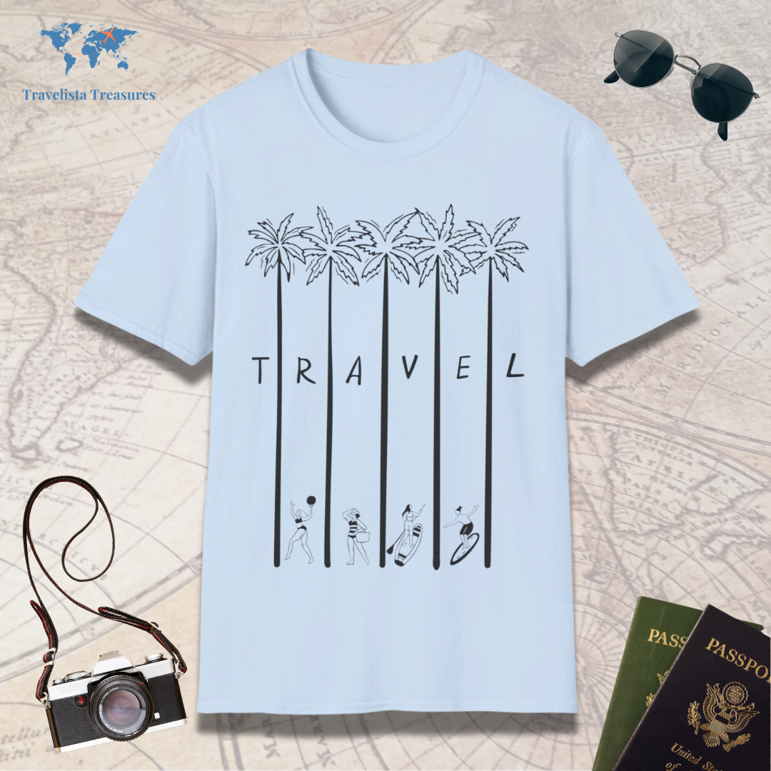 Travel Palm Trees T-Shirt