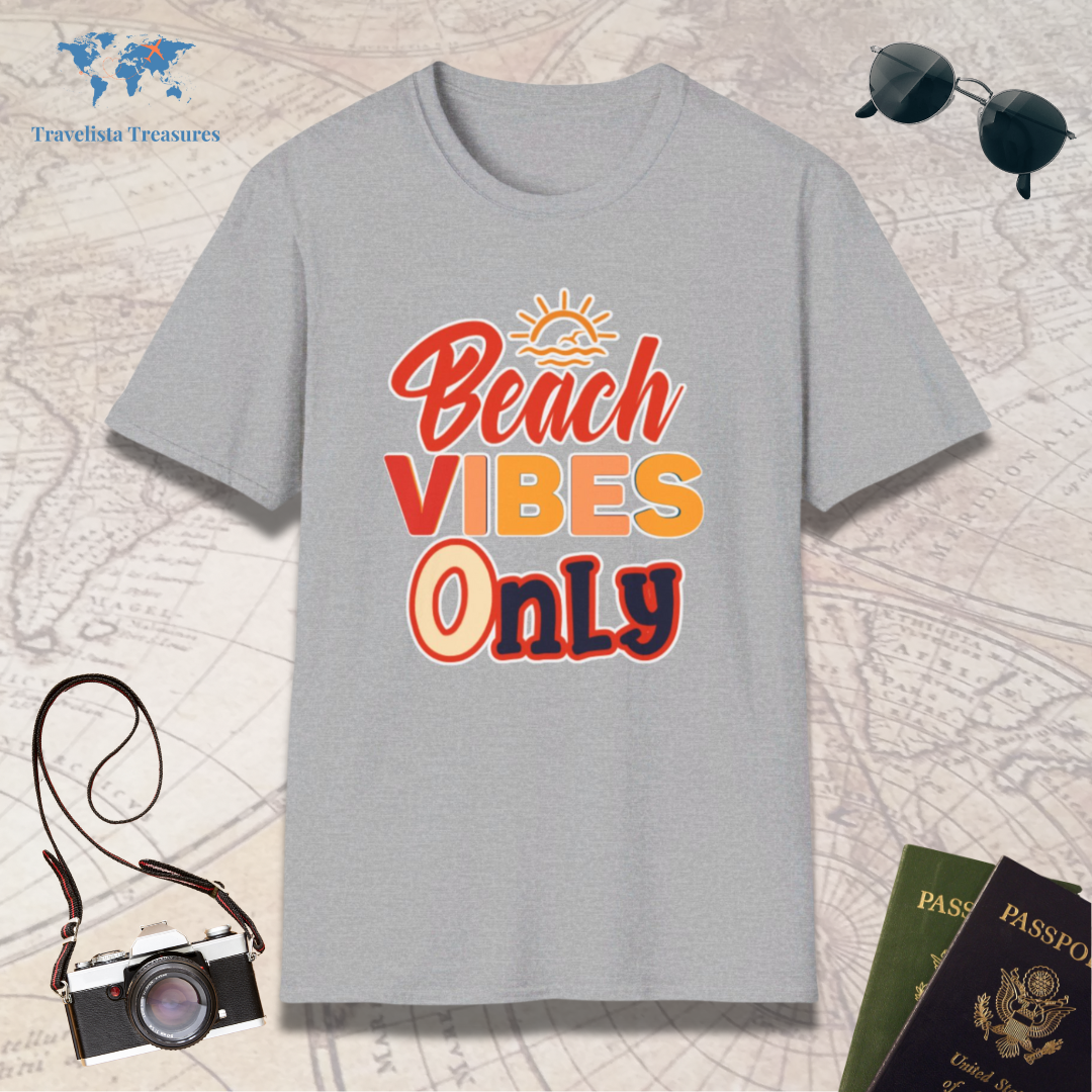 Beach Vibes Only_Umbrella T-Shirt