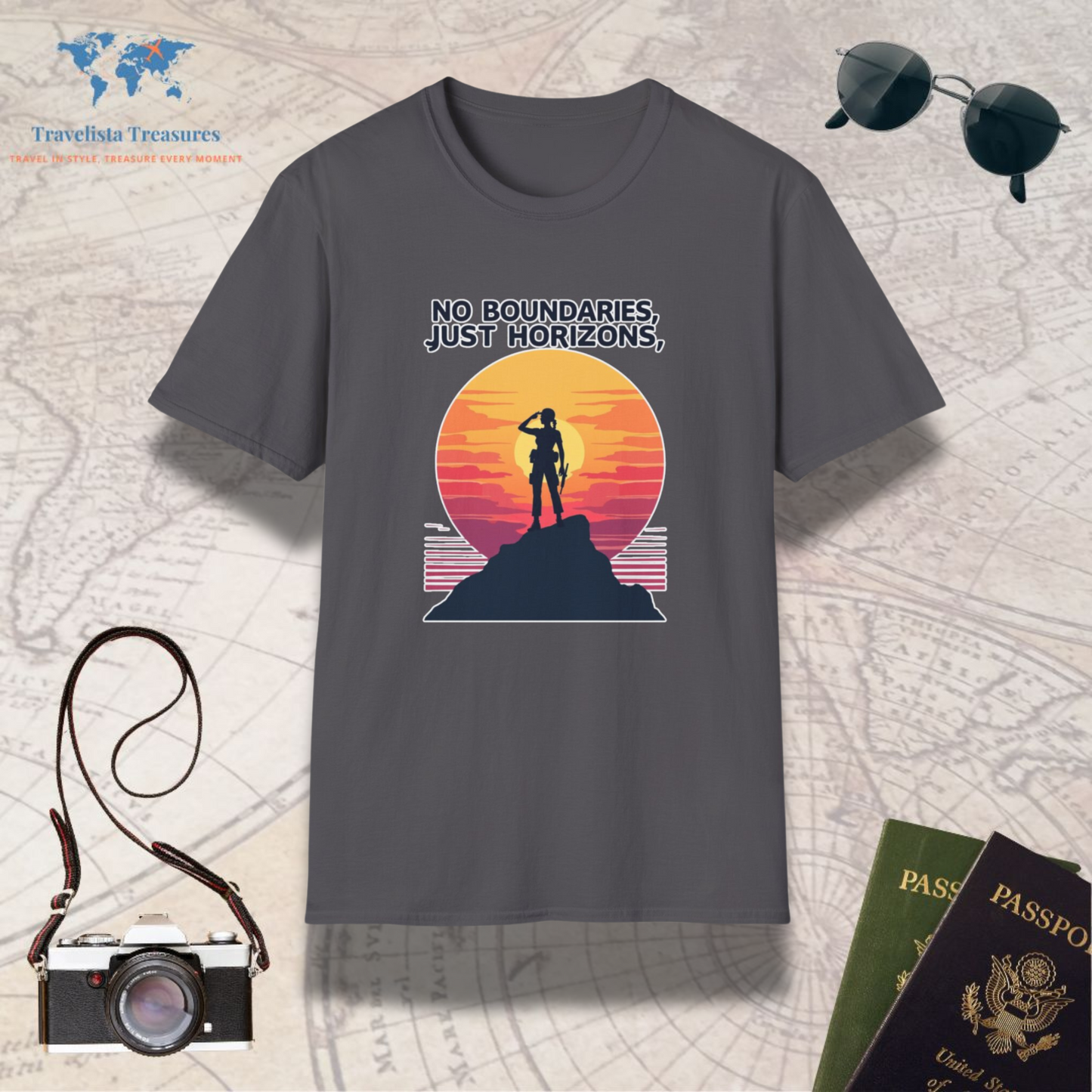 No Boundaries, Just Horizons T-Shirt