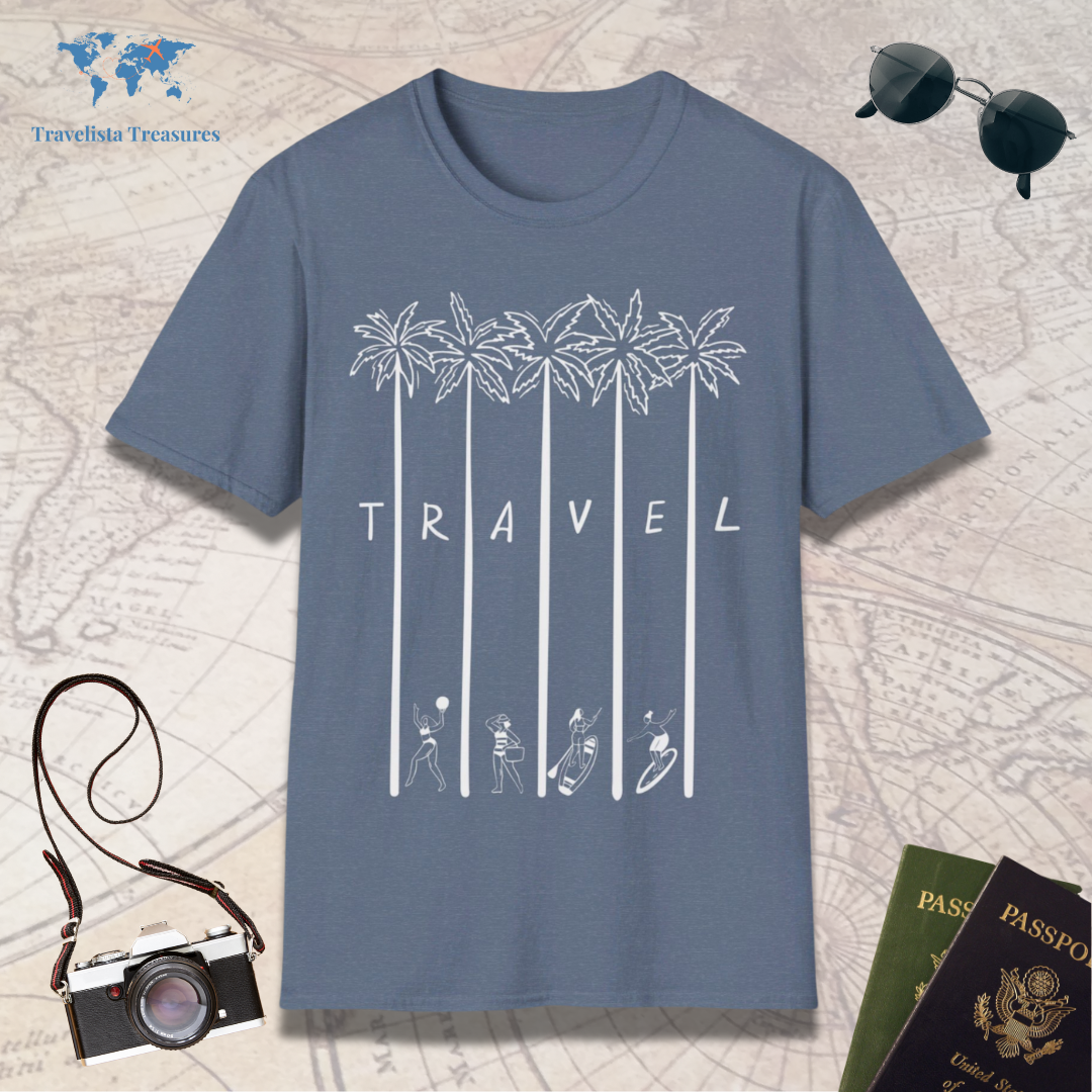 Travel Palm Trees T-Shirt