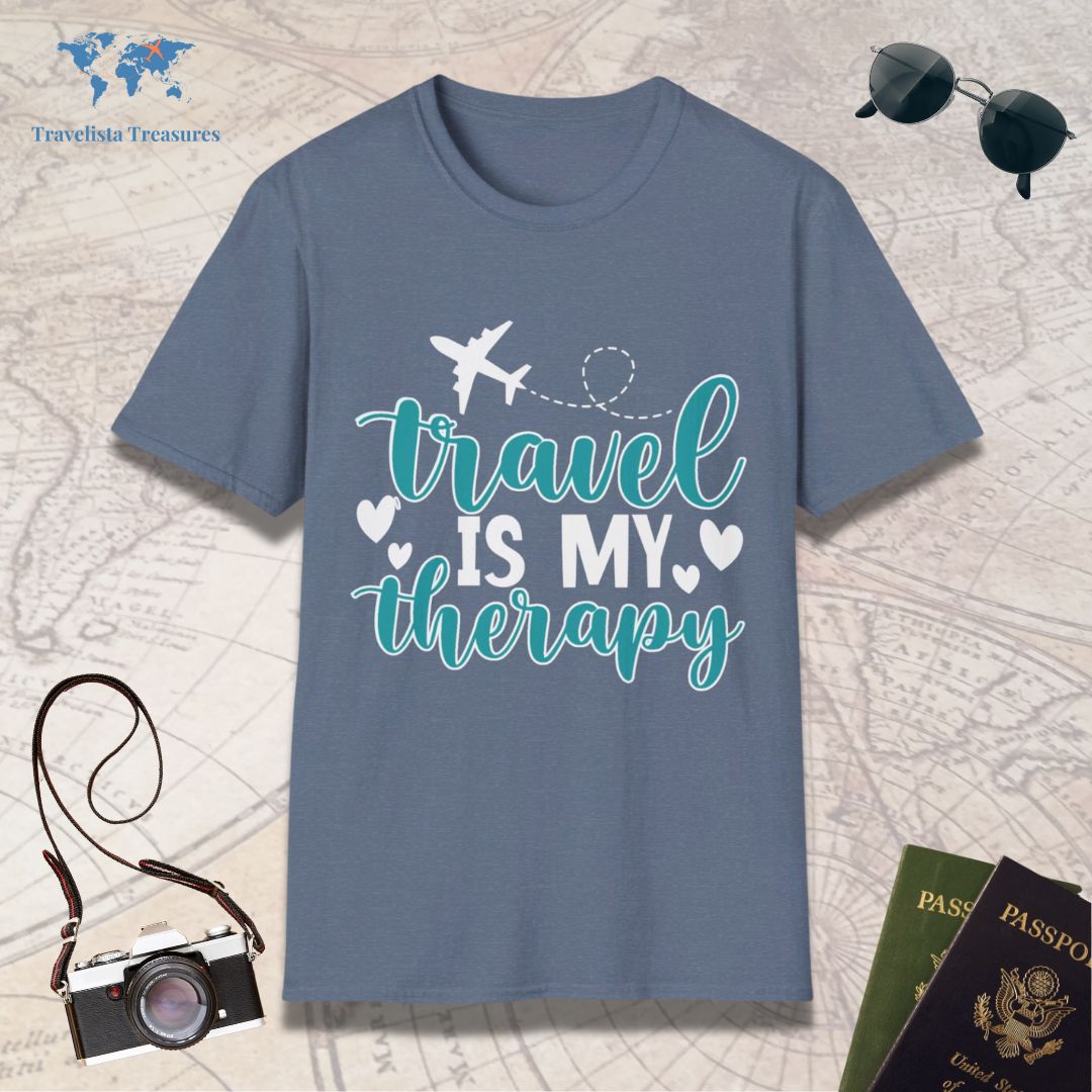 Travel Is My Therapy T-Shirt