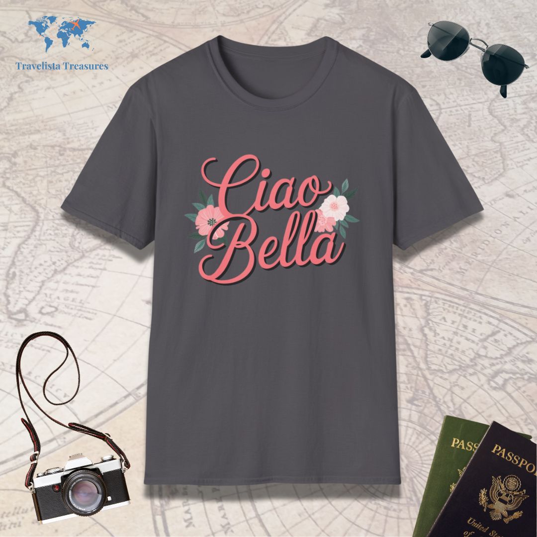 Ciao Bella_Pink Flowers T-Shirt