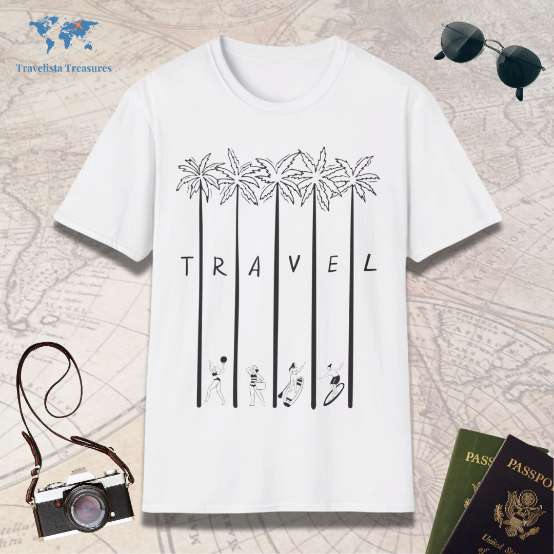 Travel Palm Trees T-Shirt