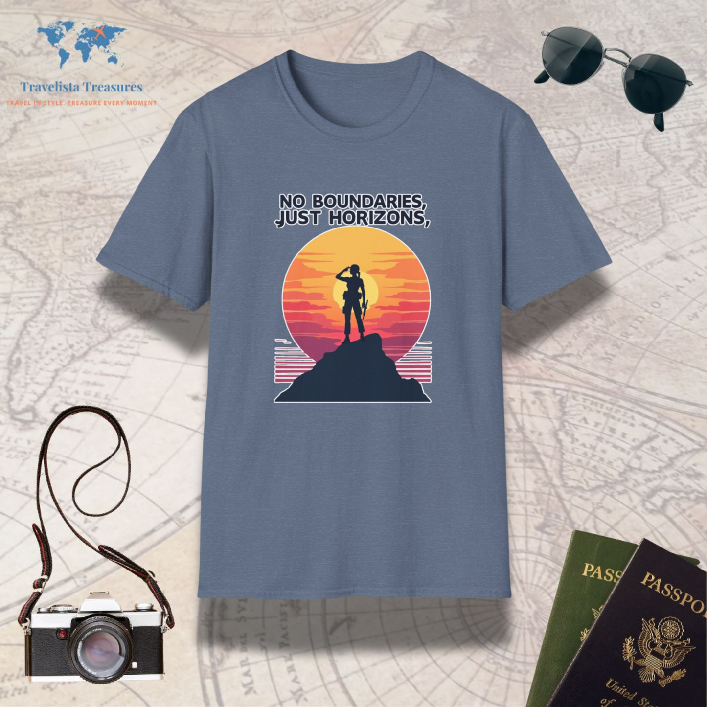 No Boundaries, Just Horizons T-Shirt