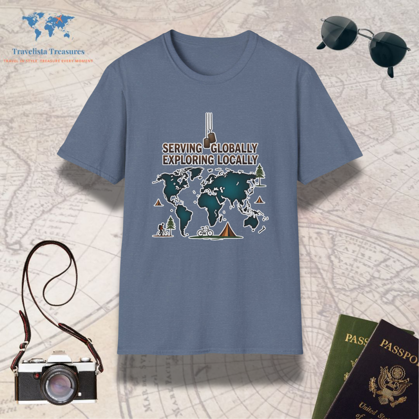 Serving Globally, Exploring Locally T-Shirt