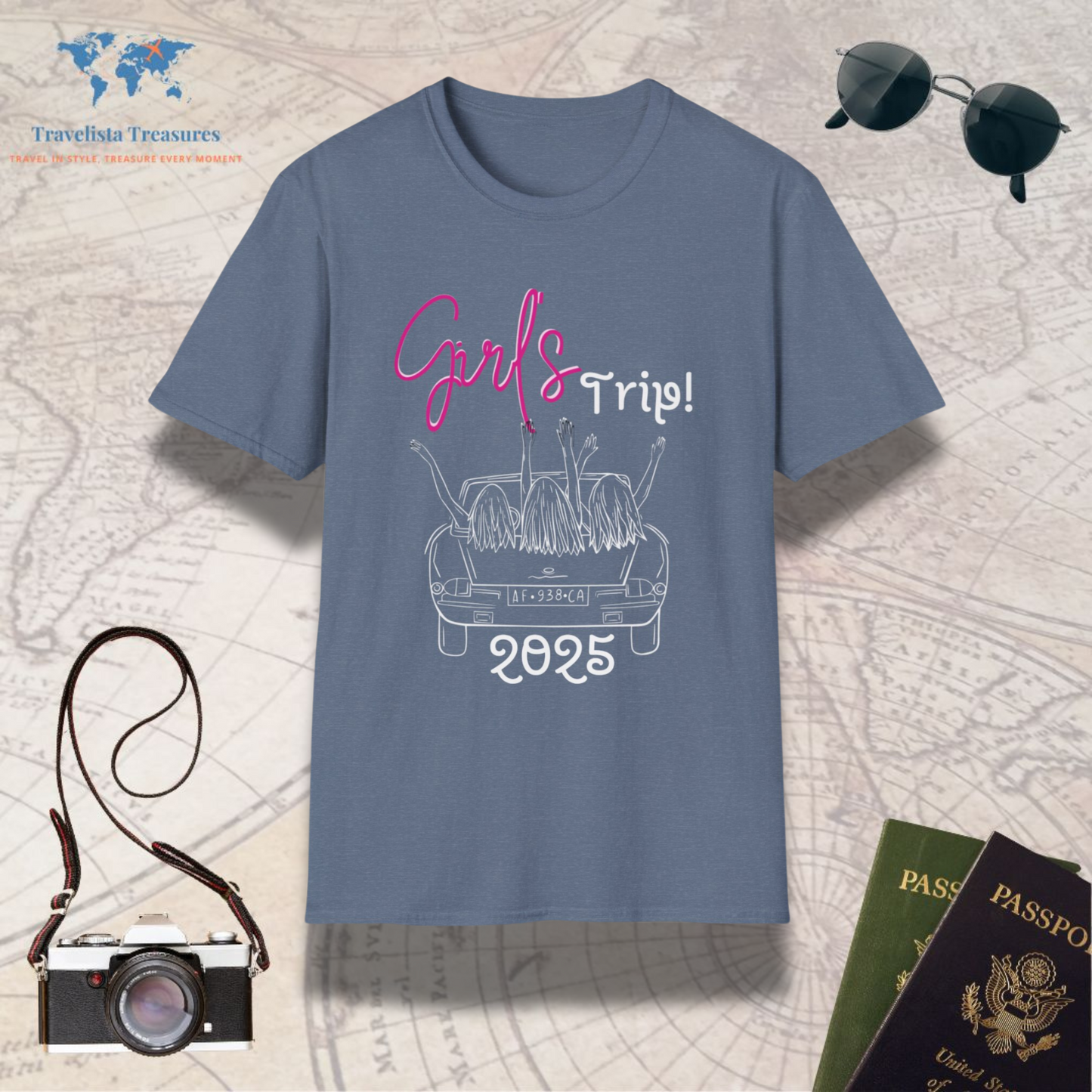 Girls Car Trip T-Shirt