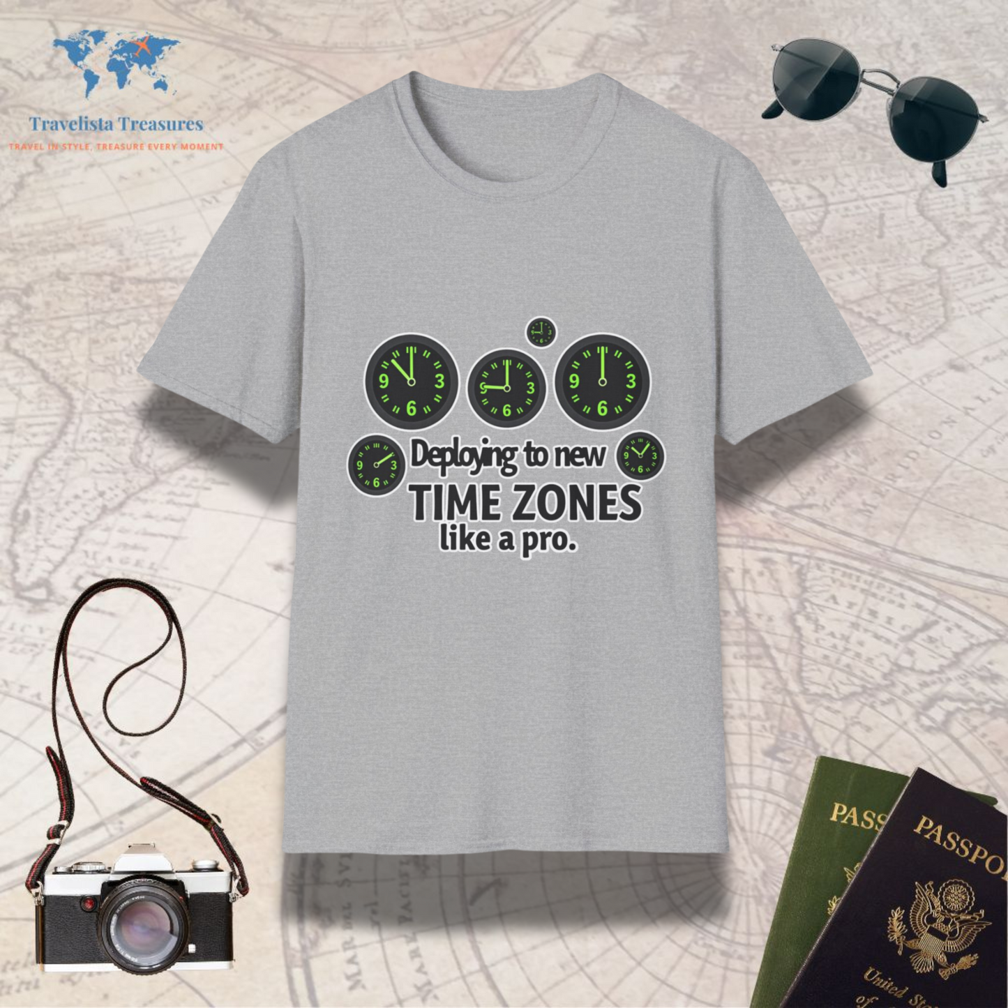 Deploying to New Timezones T-Shirt