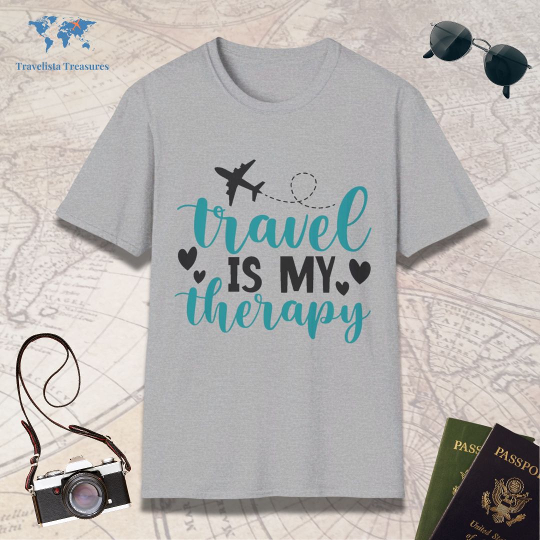 Travel Is My Therapy T-Shirt