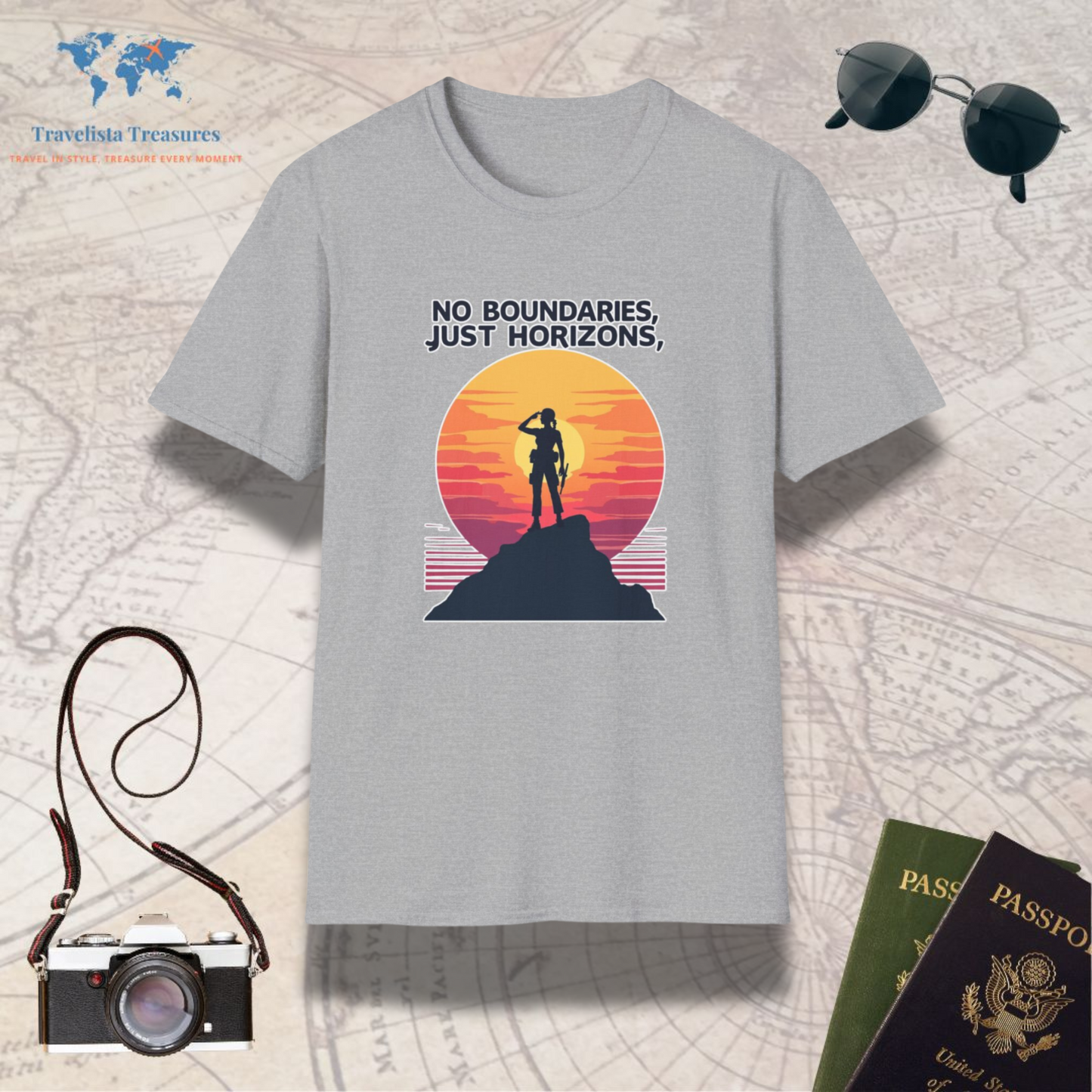 No Boundaries, Just Horizons T-Shirt