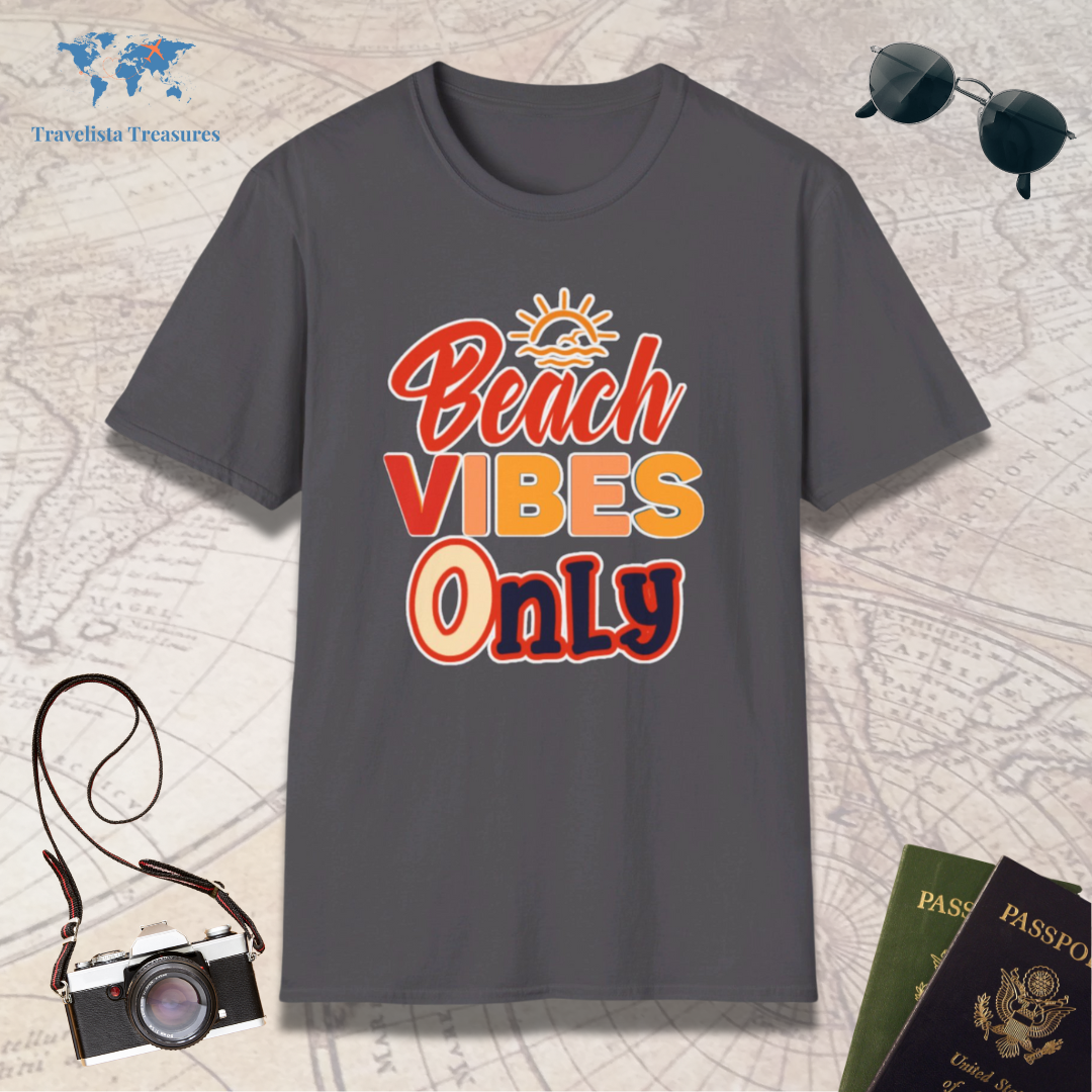 Beach Vibes Only_Umbrella T-Shirt