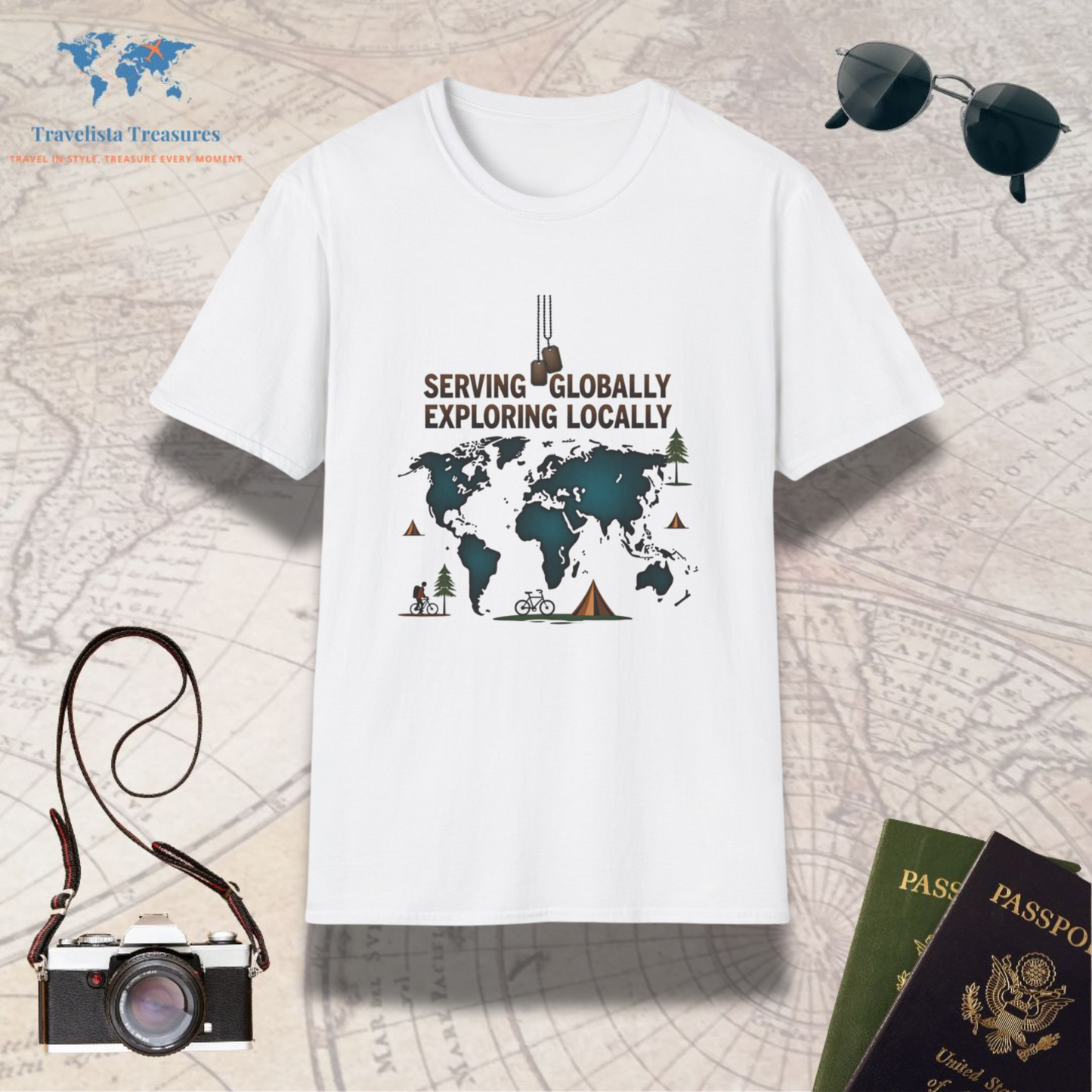 Serving Globally, Exploring Locally T-Shirt