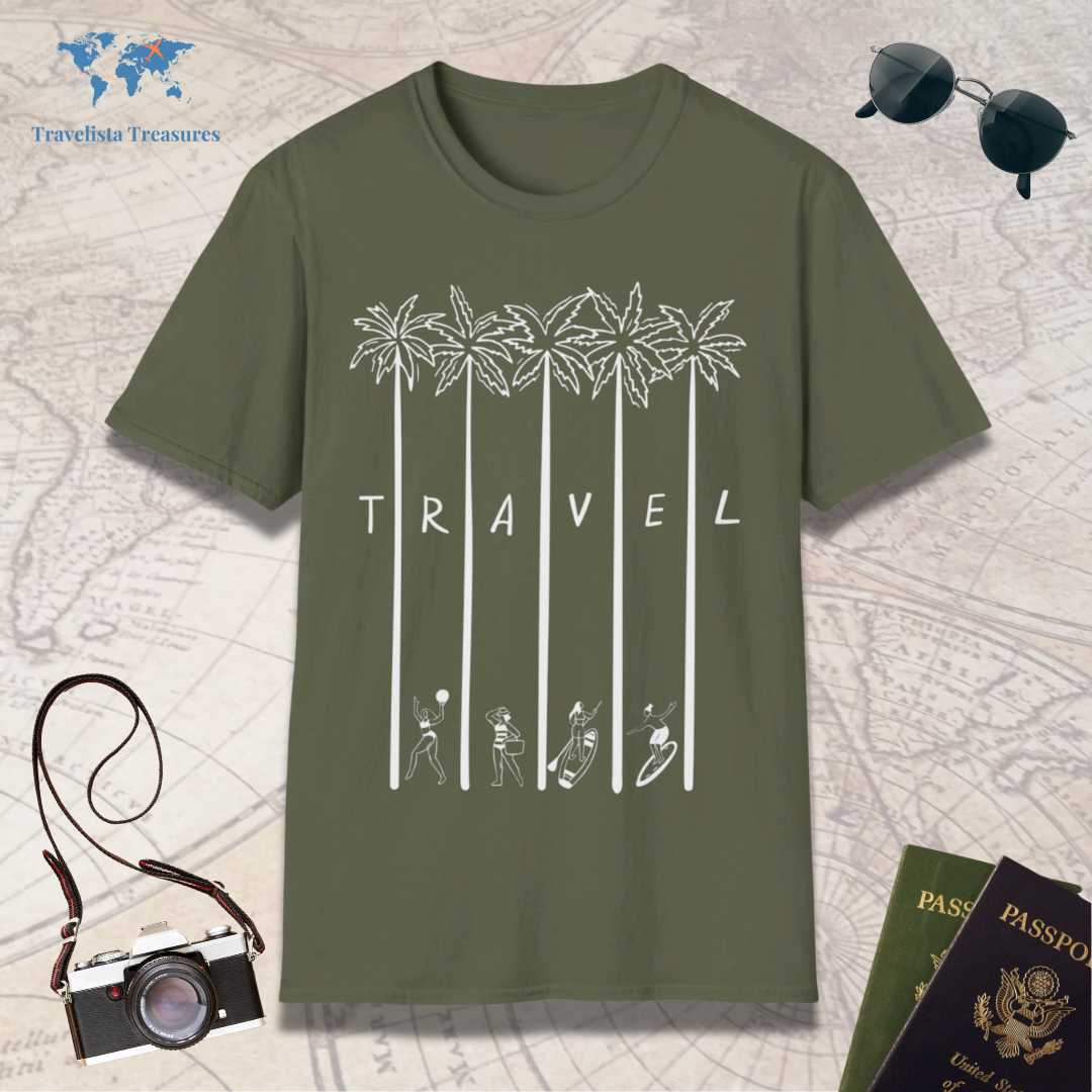 Travel Palm Trees T-Shirt