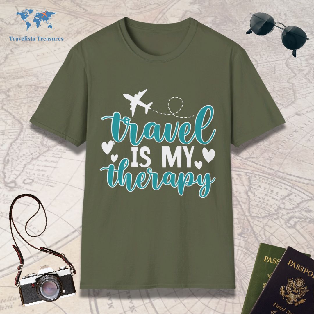 Travel Is My Therapy T-Shirt