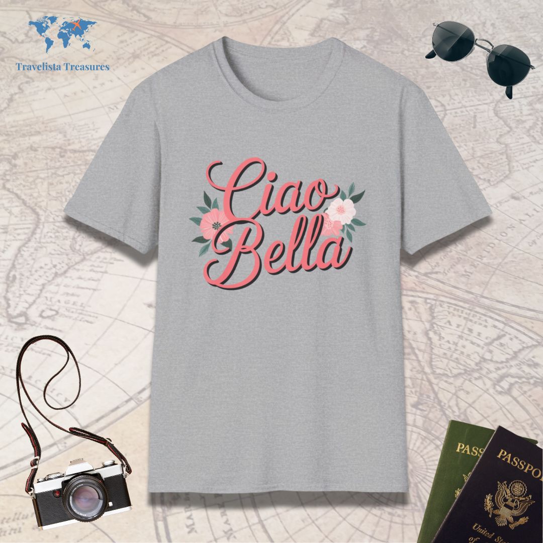 Ciao Bella_Pink Flowers T-Shirt