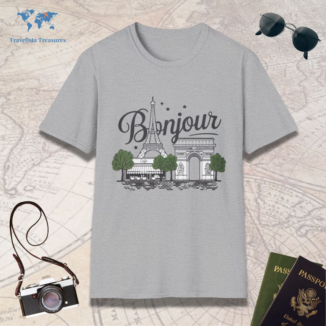 Bonjour/Tree T-Shirt