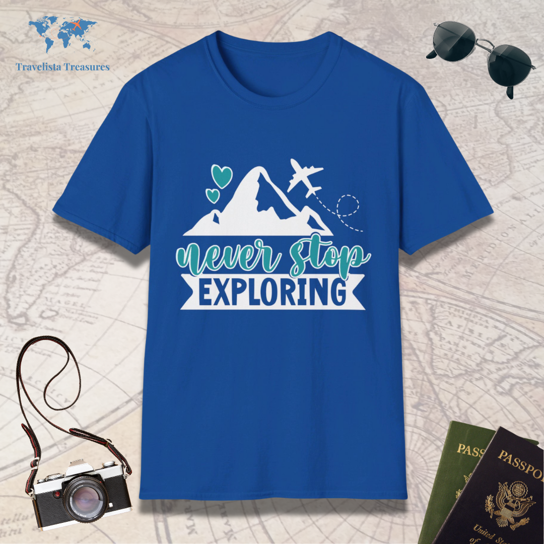 Never Stop Exploring T-Shirt